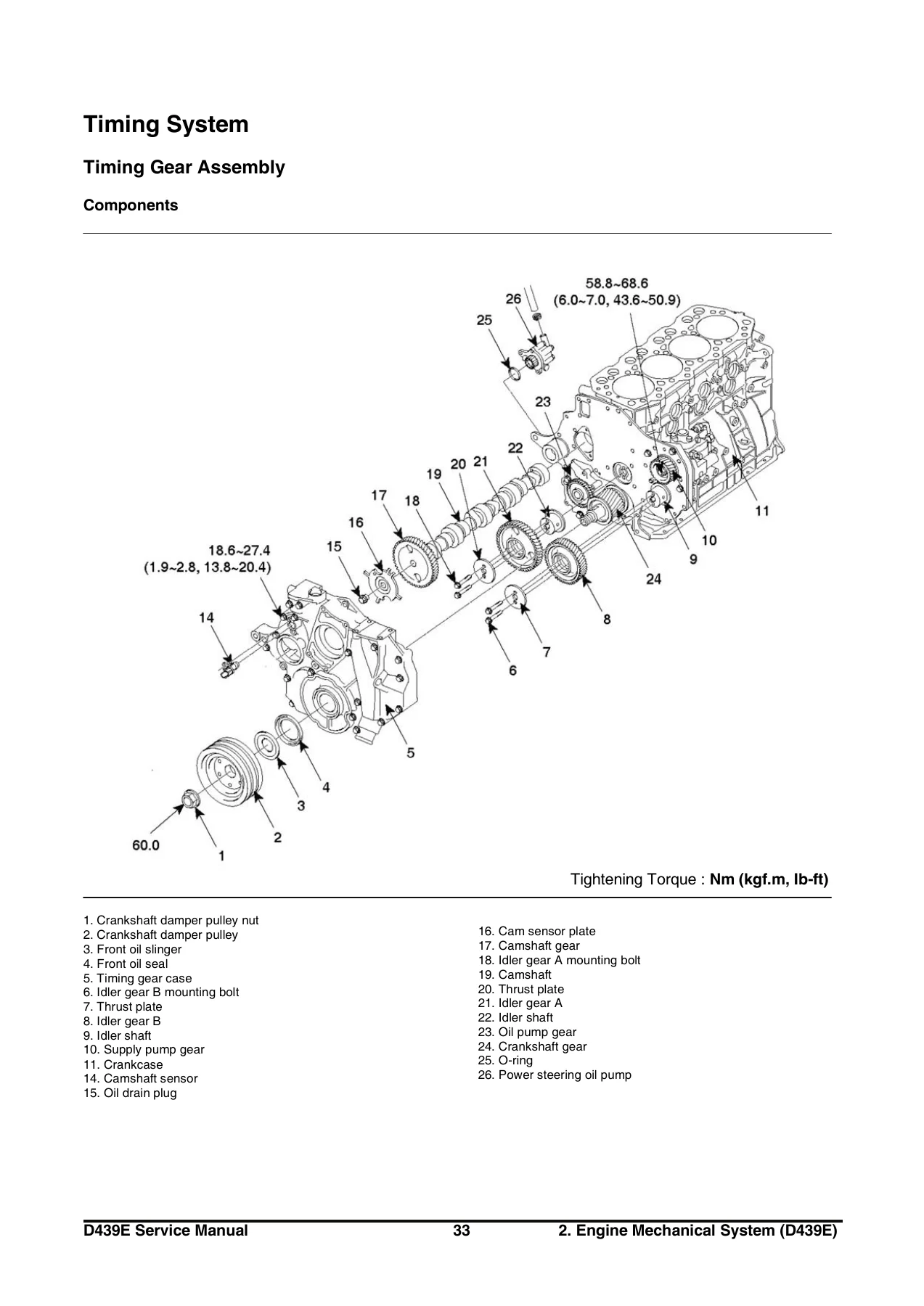 Doosan D439E Diesel Engine Service Manual SB4323E00 - D35S-5 D90S-5 Forklift Repair - Image 2