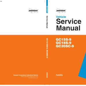 Doosan GC15S-9 GC18S-9 GC20SC-9 Forklift Service Manual SB4483E00