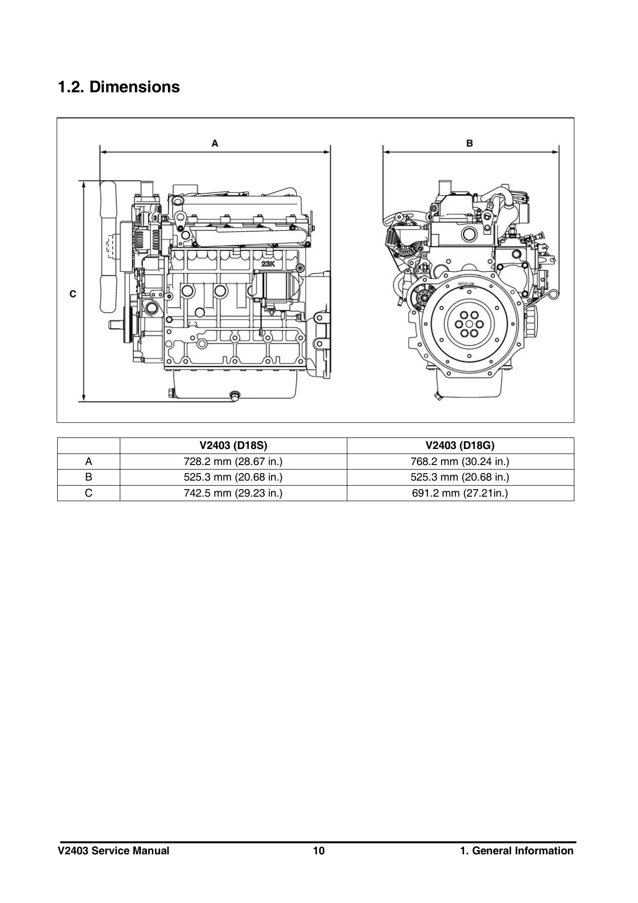 Doosan V2403 Diesel Engine Service Manual SB4400E00 β D15S-5 D18S-5 D20SC-5 D15G D18G PDF - Image 2