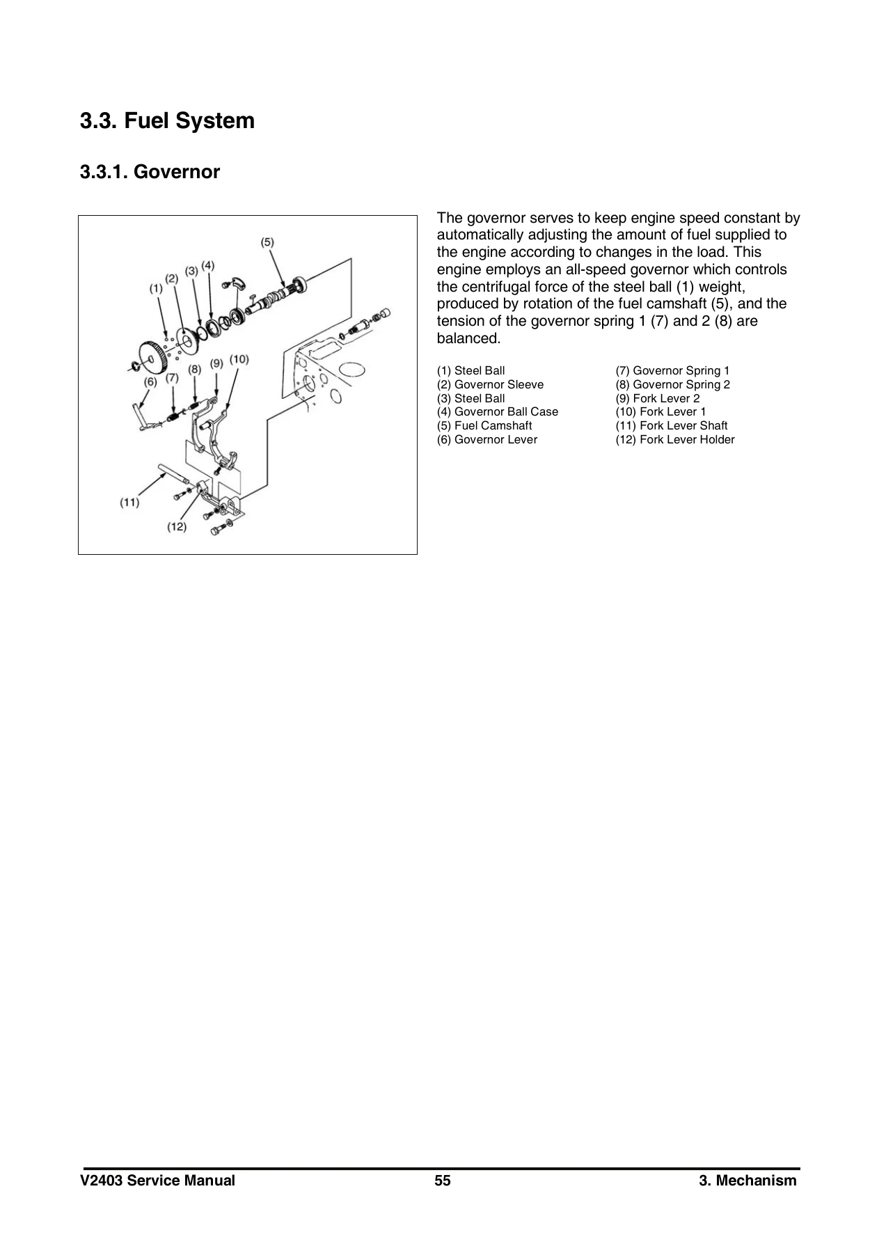 Doosan V2403 Diesel Engine Service Manual SB4400E00 β D15S-5 D18S-5 D20SC-5 D15G D18G PDF - Image 3