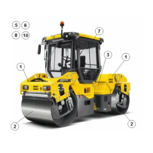 Dynapac CC2200 Vibratory Roller Spare Parts Catalog PDF - Cummins QSB3.3 IIIA/T3 - 4812159890 B