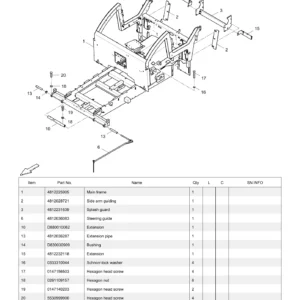 Dynapac F2500CS Tracked Paver Parts Catalogue - PDF Spare Parts Manual