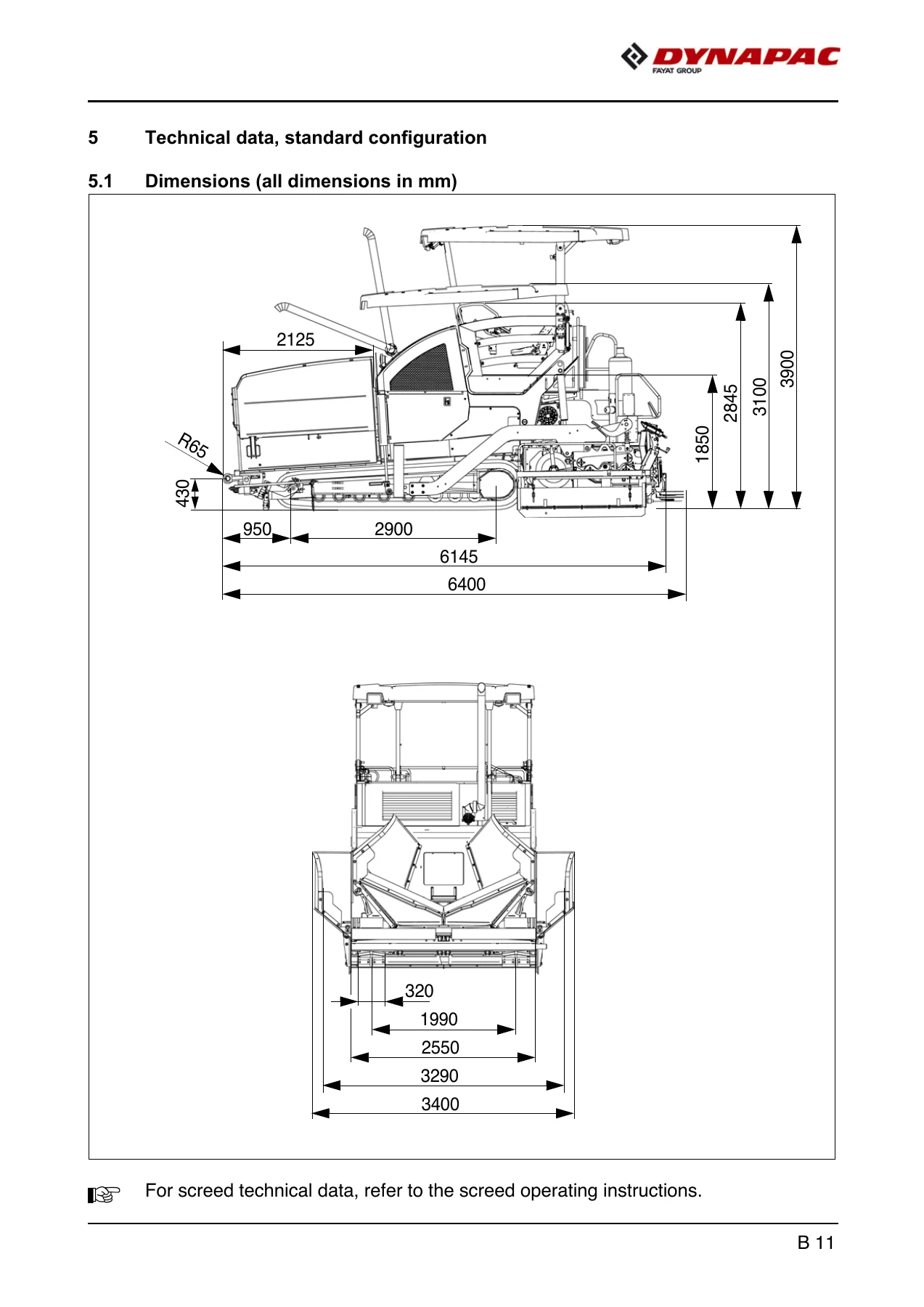 Dynapac SD2500C & SD2500CS Paver Finisher Operating Instructions Manual 4812067534 - Type 892 / 893 PDF - Image 3