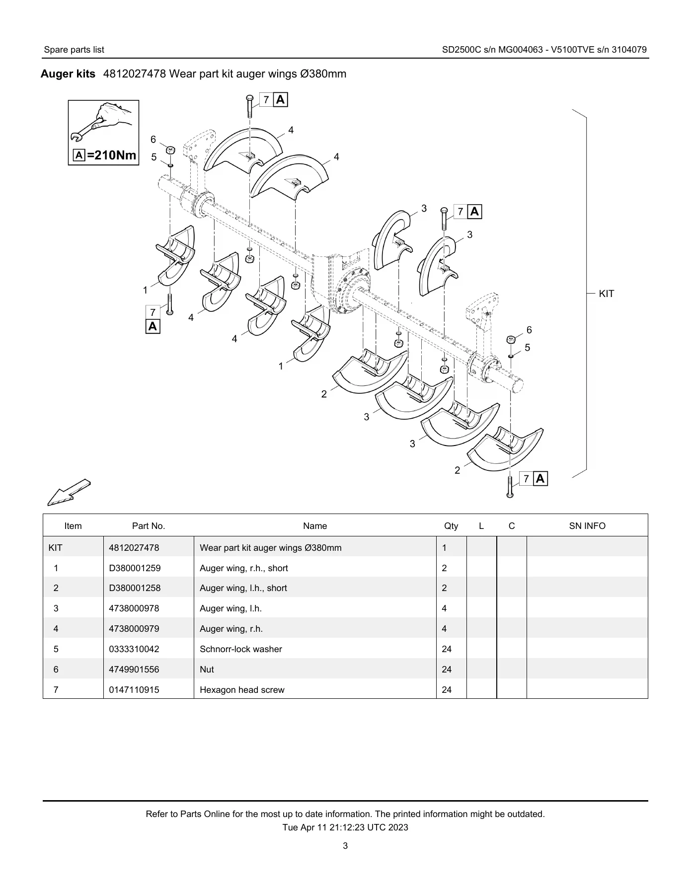 Dynapac SD2500C V5100TVE Paver Spare Parts Catalogue PDF - 901 Page Parts Manual - Image 2