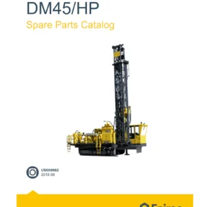 Epiroc DM45/HP Spare Parts Catalog PDF - Serial US009862 Parts Manual