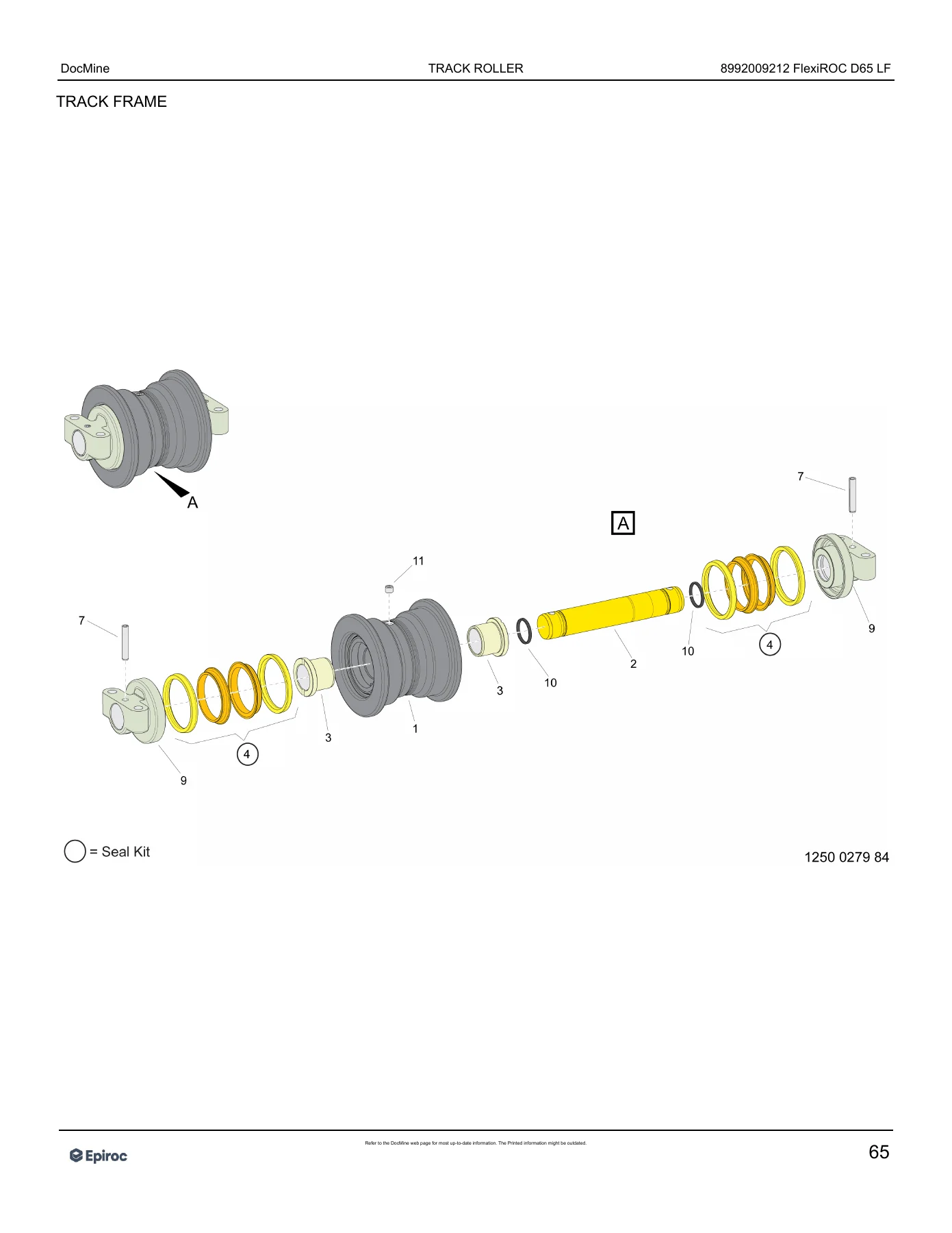Epiroc FlexiROC D65 LF Spare Parts Catalog 8992009212 PDF Download - Image 3