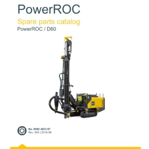 Epiroc PowerROC D60 Spare Parts Catalog PDF - 8992 4023 87