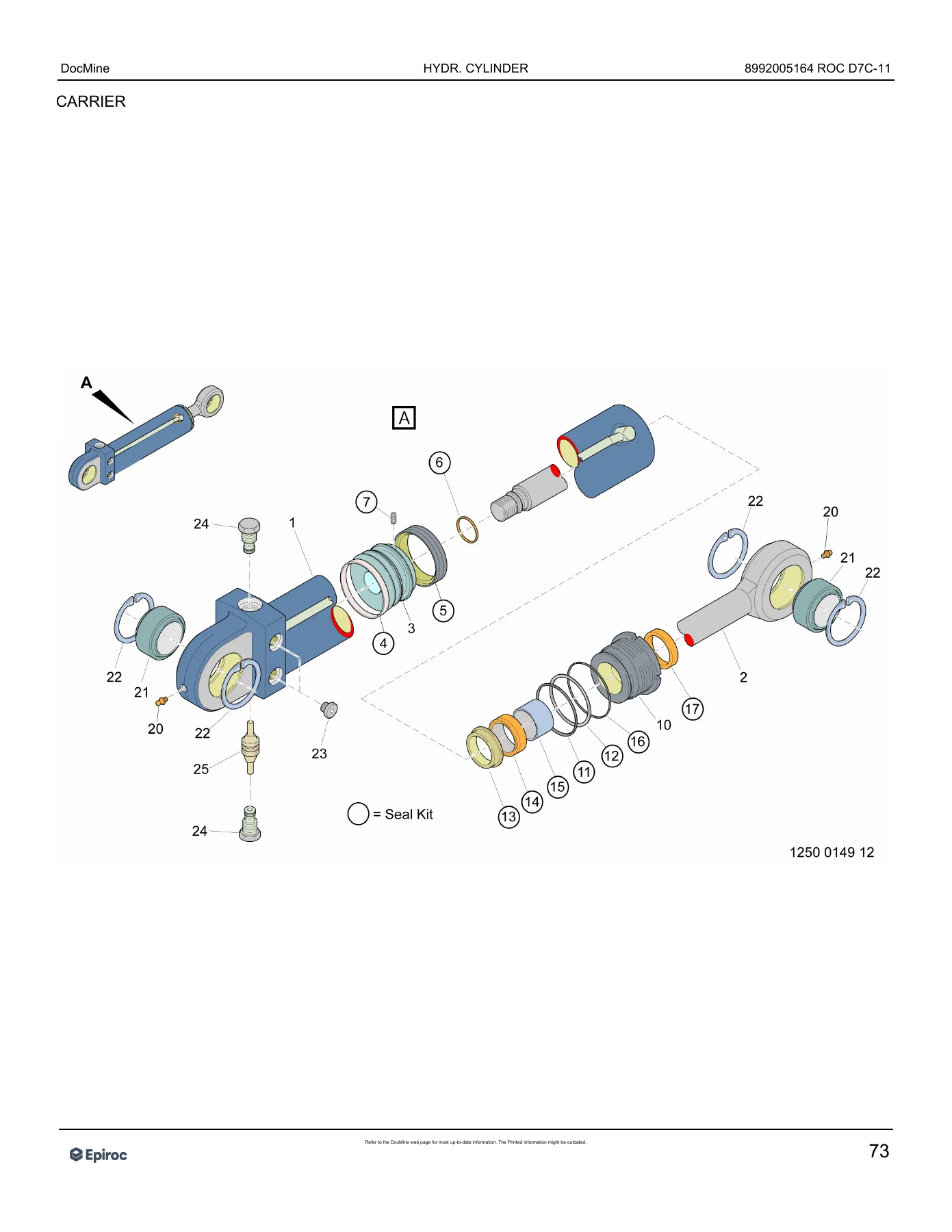 Epiroc ROC D7C-11 Spare Parts Catalog - Illustrated Parts Manual PDF - Image 2