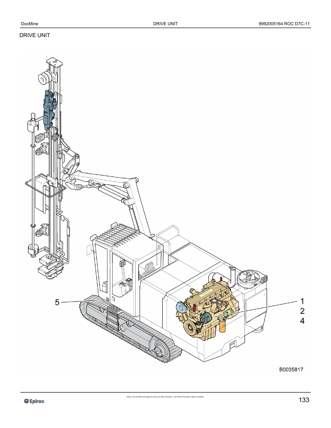 Epiroc ROC D7C-11 Spare Parts Catalog - Illustrated Parts Manual PDF - Image 3