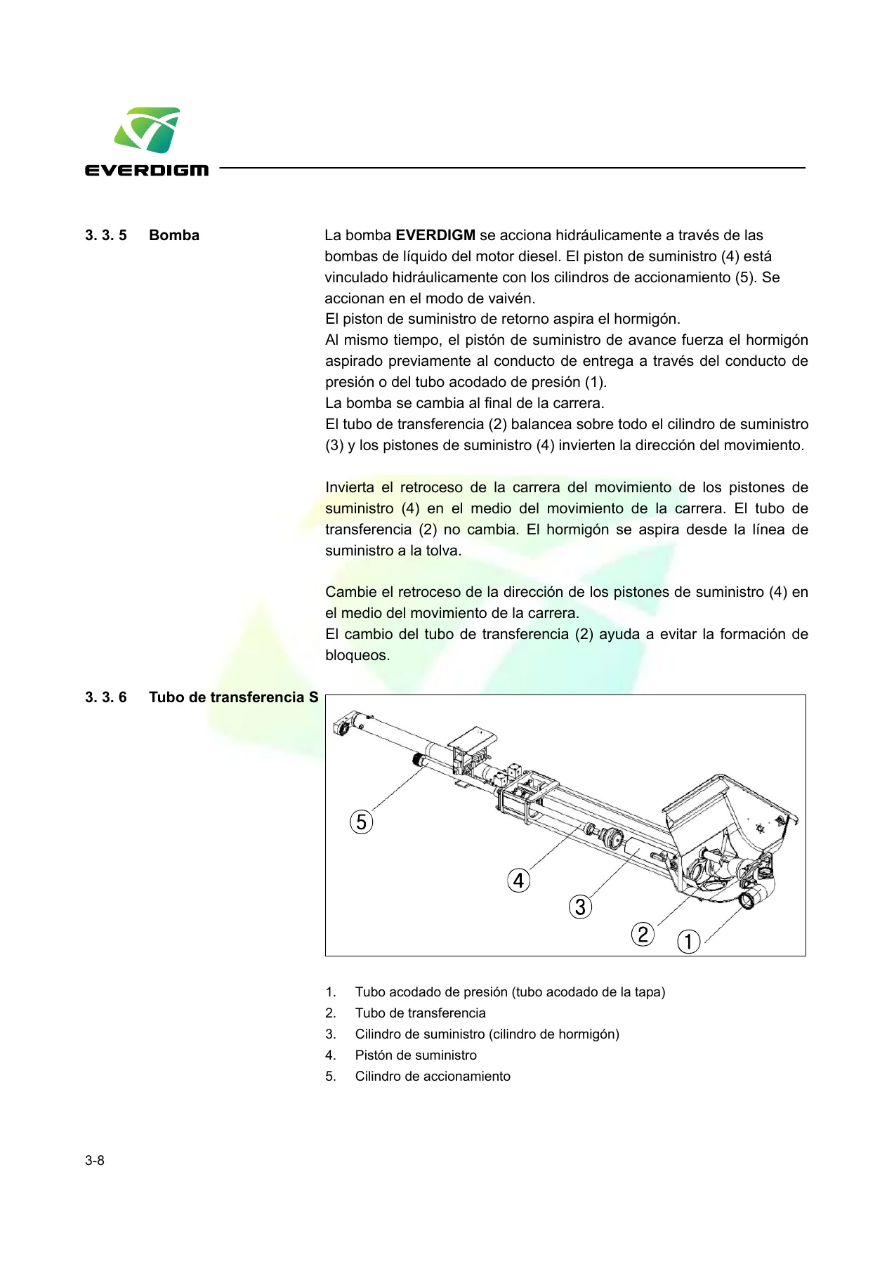 Everdigm ECP41ZX – Manual de Operación y Mantenimiento de Bomba de Hormigón con Pluma (PDF en Español) - Image 3