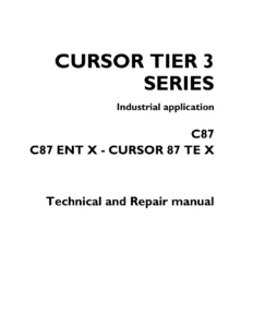 FPT Cursor C87 ENT X Cursor 87 TE X Tier 3 Technical and Repair Manual - PDF