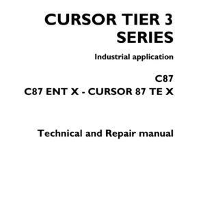 FPT Cursor C87 ENT X Cursor 87 TE X Tier 3 Technical and Repair Manual - PDF