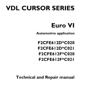 FPT Cursor F2CFE612 Euro VI Technical and Repair Manual - C87 ENT EuVI Engine Service PDF