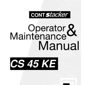 Fantuzzi Reggiane CS 45 KE Operator & Maintenance Manual - Container Stacker PDF Download