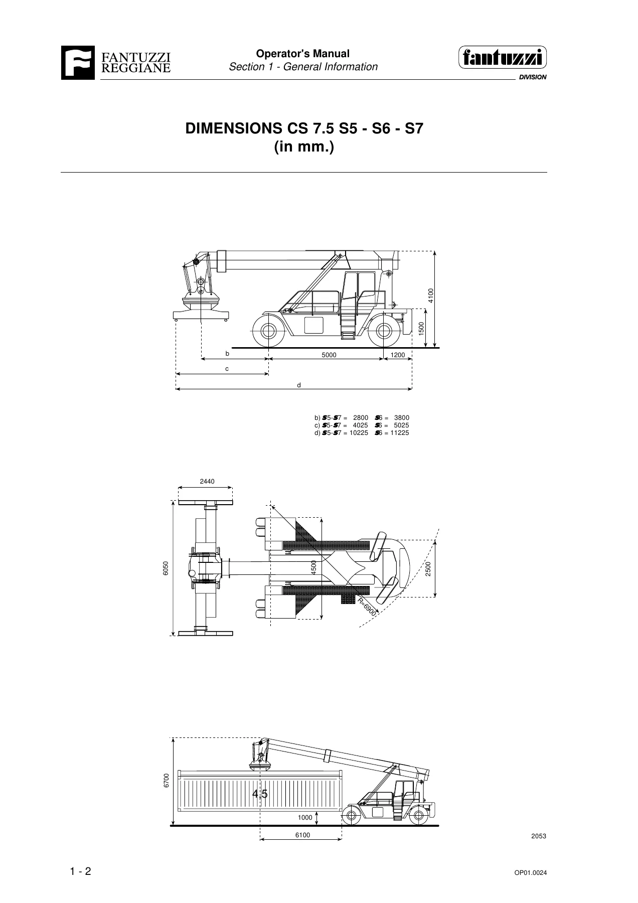 Fantuzzi Reggiane CS 7.5 S6 Contstacker Operator & Maintenance Manual - Image 2