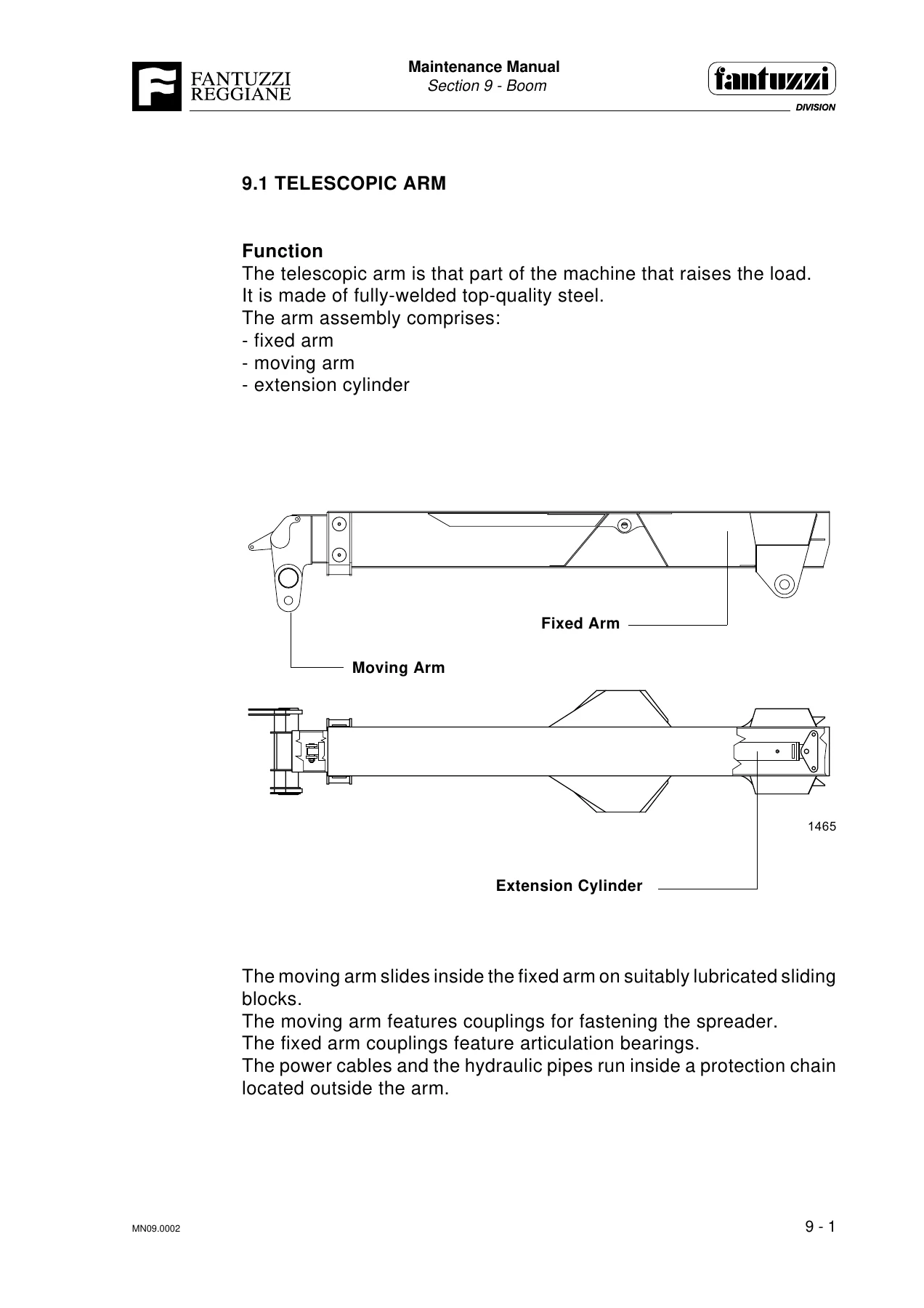 Fantuzzi Reggiane CS 7.5 S6 Contstacker Operator & Maintenance Manual - Image 3