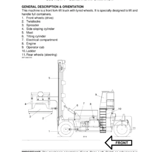 Fantuzzi Reggiane FDC 500 G5 Forklift Operator and Maintenance Manual - PDF Download