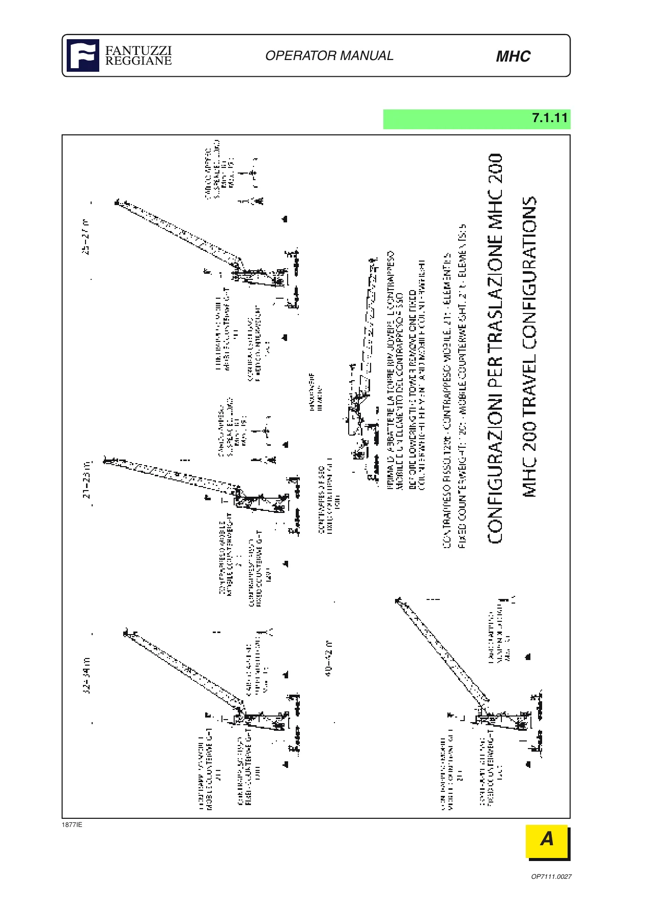Fantuzzi Reggiane MHC 200 Mobile Harbour Crane Operator, Maintenance & Spare Parts Manual Collection โ Serial 44212 - Image 3