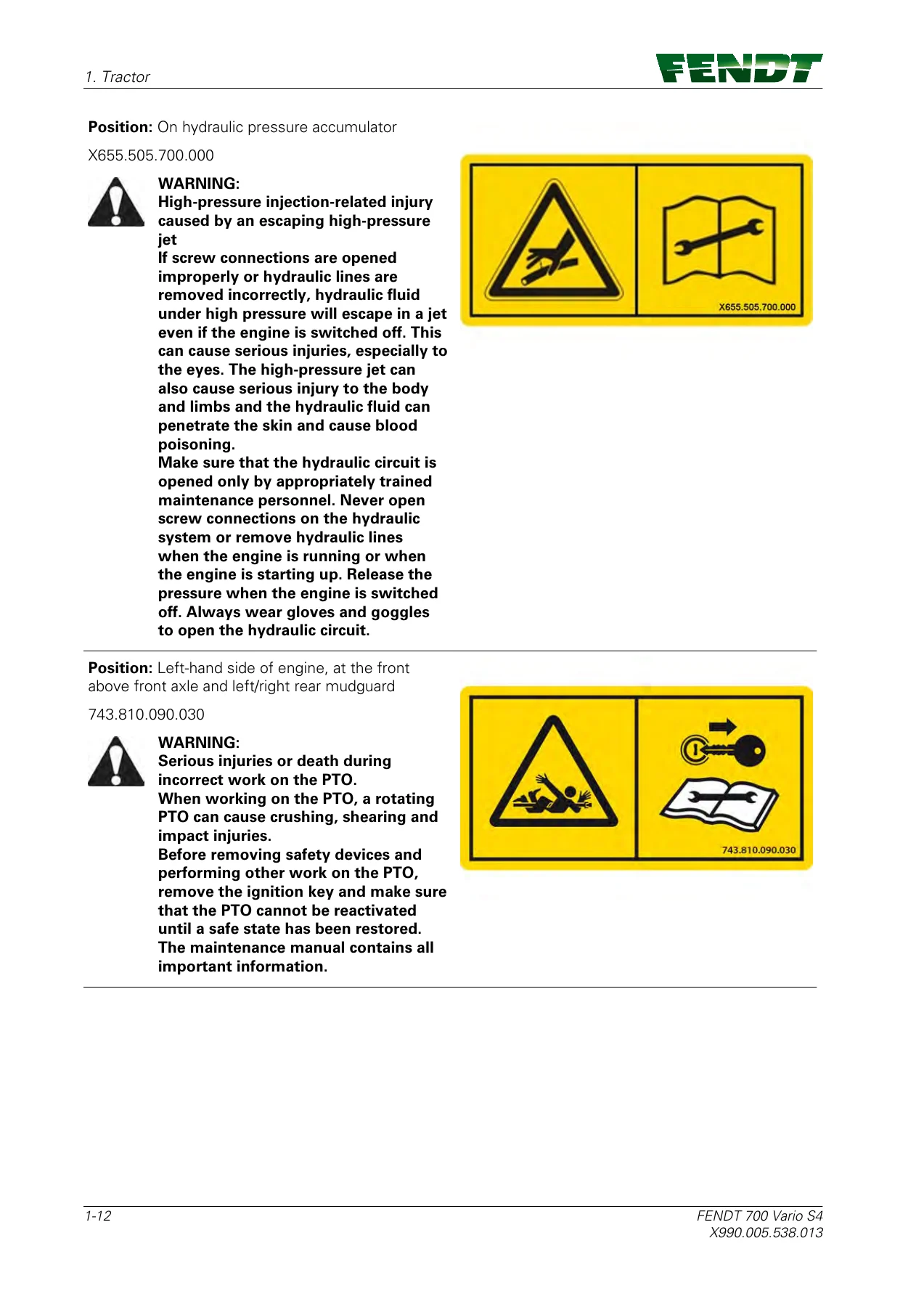 Fendt 512 513 514 516 Vario S4 Workshop Service Manual - X990.005.538.013 - Image 3
