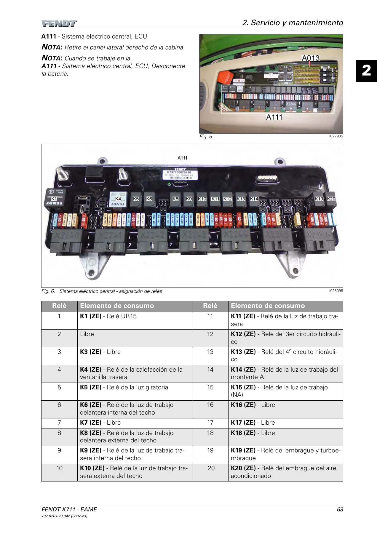 Fendt 714 716 718 720 722 724 Vario Manual de Mantenimiento y Servicio en Español - Descarga PDF - Image 3