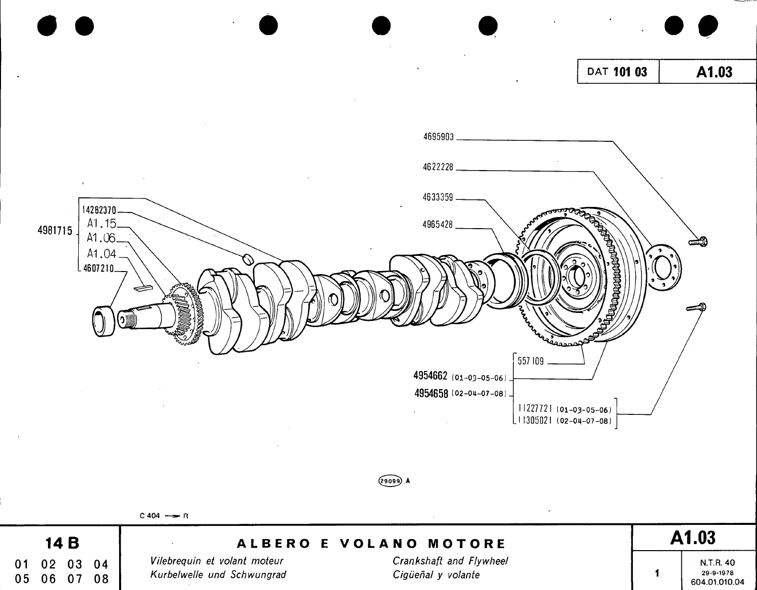 Fiat Allis AD-BD14B 14B Crawler Tractor Parts Catalog PDF - Cab, Engine, Hydraulic & Fuel Systems - Image 2