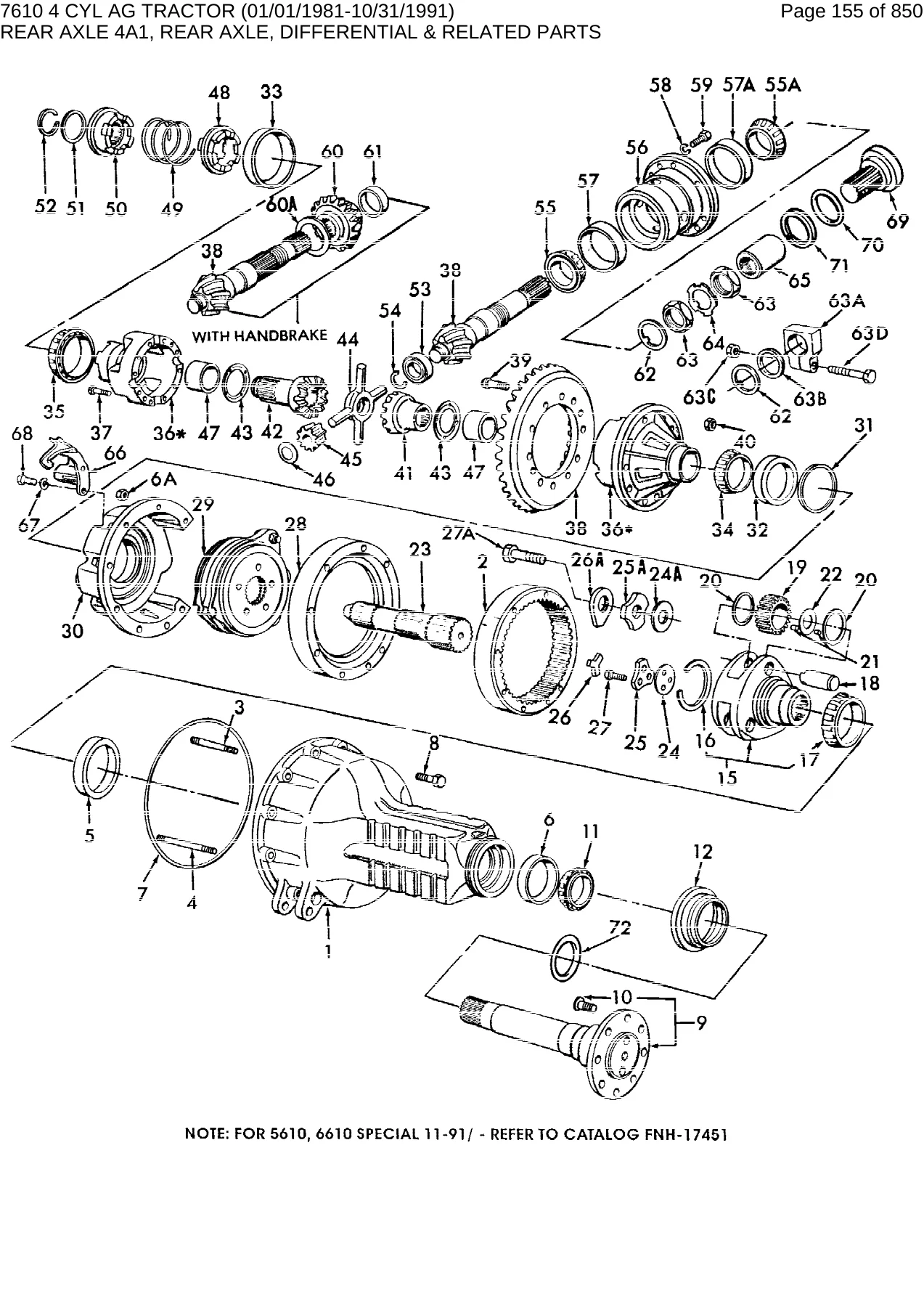 Ford 7610 4 Cyl AG Tractor Parts Catalogue 1981-1991 PDF Download - Image 2