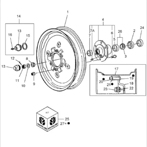 Ford 7610 Tractor Parts Catalogue 1981-1991 – Series 10 Illustrated Parts Manual PDF (Portuguese & English)