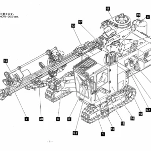 Furukawa HCR9-S Series Hydraulic Crawler Drill Parts Catalog PDF