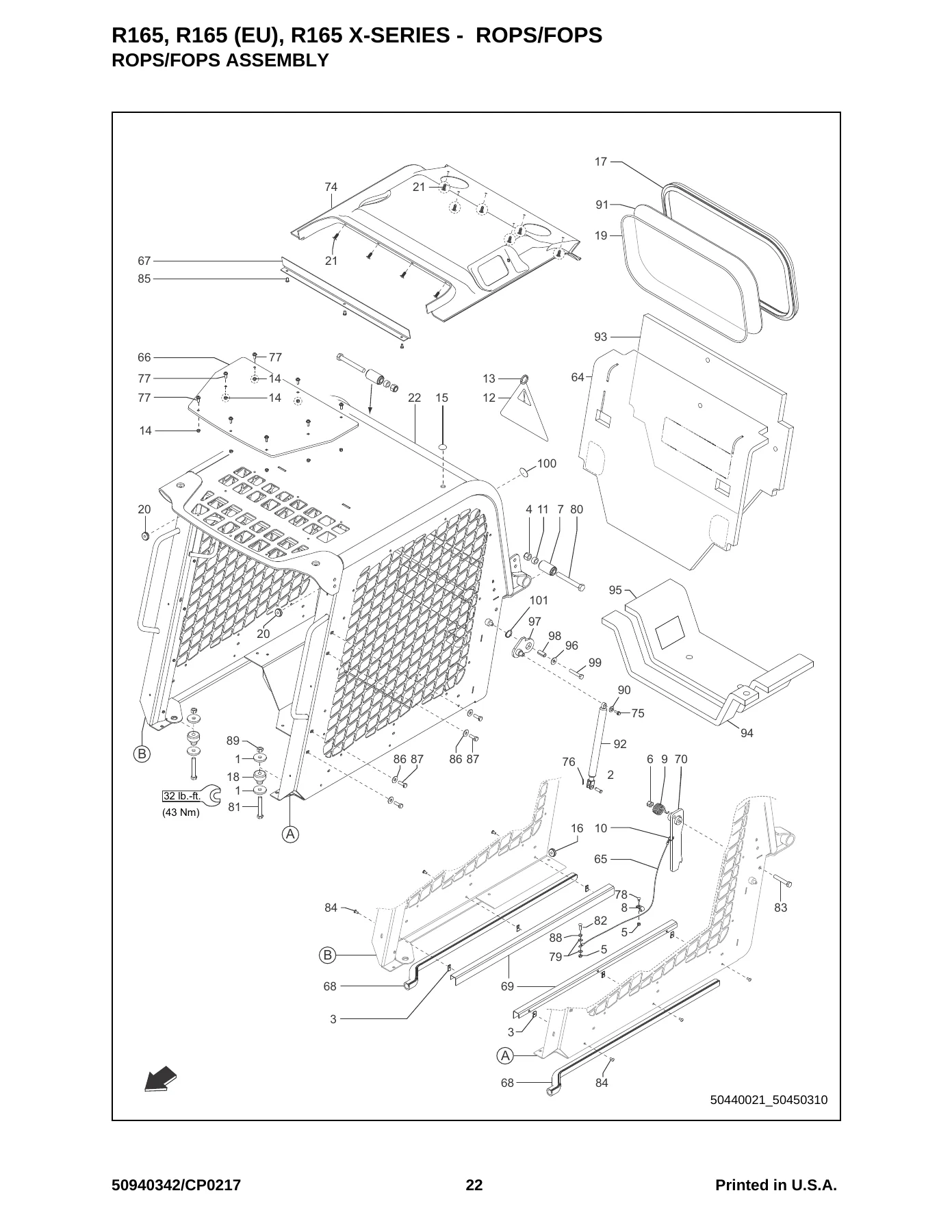 Gehl R165, R165 (EU) & R165 X-Series Skid-Steer Loader Parts Manual 2017 - PDF - Image 2