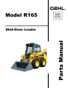 Gehl R165 Skid-Steer Loader Parts Manual 50940205 2014 - PDF Download