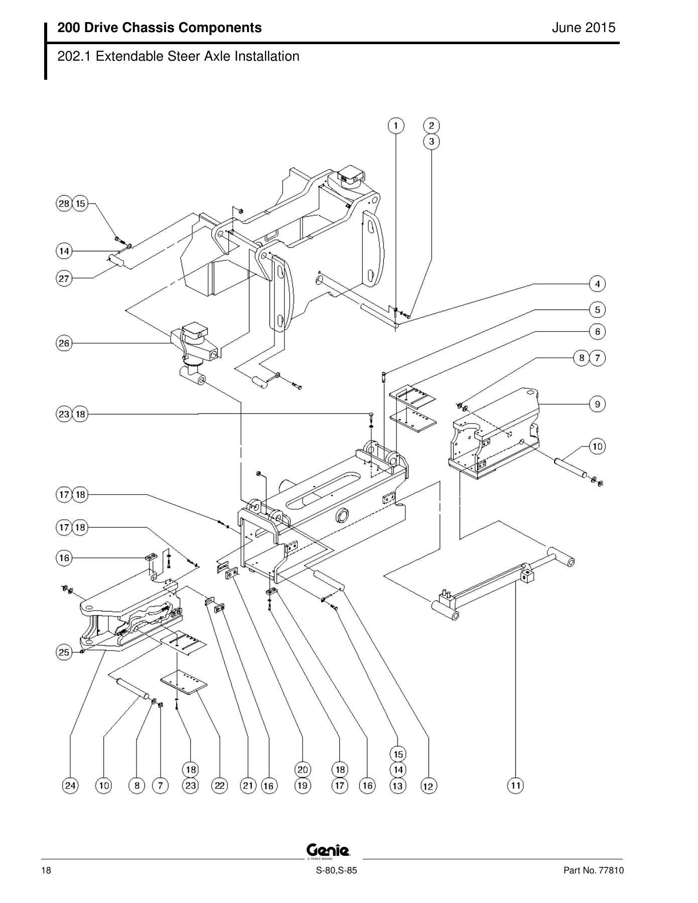Genie S-80 S-85 Boom Lift Parts Manual 2015 - PDF Parts Catalog SN 3082 to 7999 - Image 3