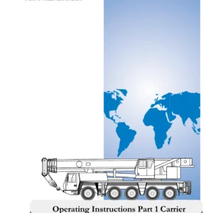 Grove GMK 5100 Operating Instructions Manual - Carrier & Superstructure PDF