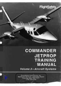 Gulfstream Commander Jetprop 840 900 980 1000 Aircraft Systems Training Manual - Volume 2 PDF