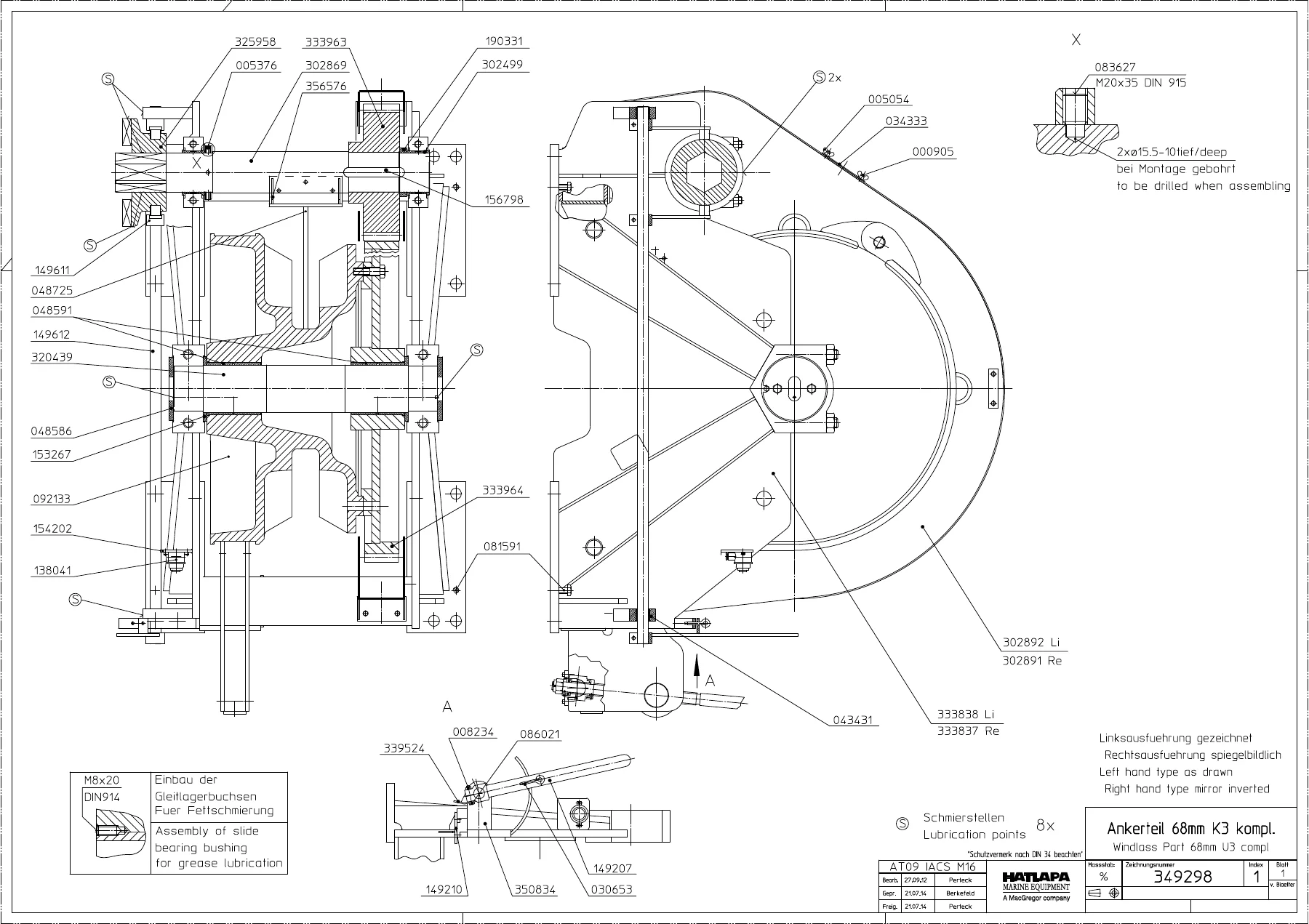 HATLAPA Deck Machinery Service Manual - Windlass & Mooring Winch W1+W2 M1+M2 Technical Documentation - Image 2