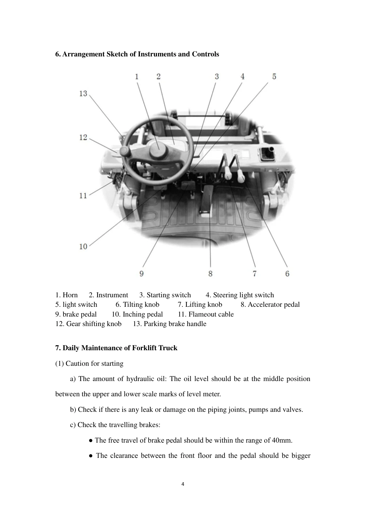 HELI K Series 5-10t Forklift Truck Operation and Service Manual PDF - Image 2