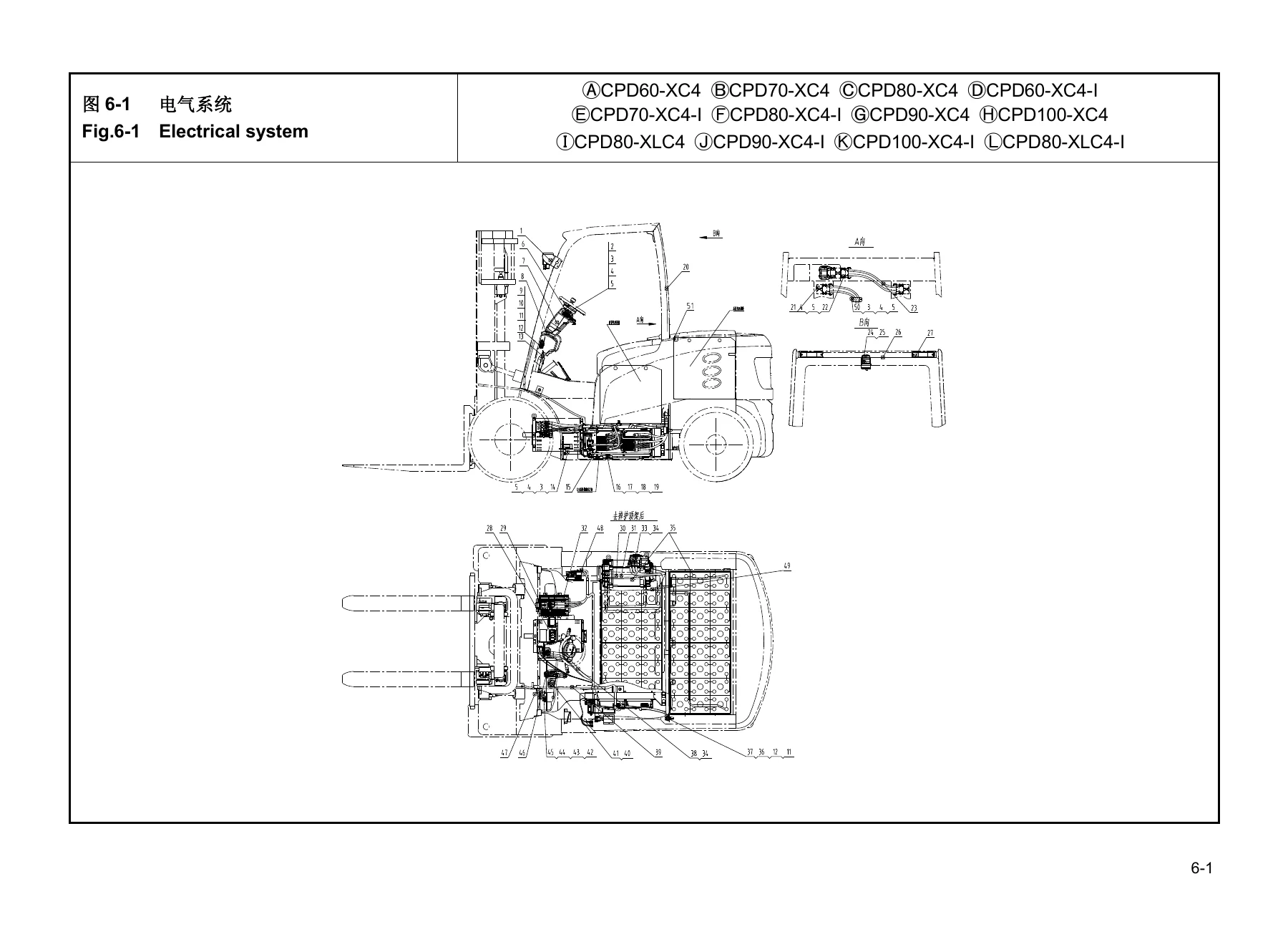 Hangcha CPD60-100 XC4 Electric Forklift Parts Catalog 2022 – PDF Download - Image 3