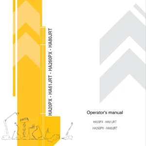 Haulotte HA20PX HA61JRT HA260PX HA80JRT Operator's Manual 4000351200 - PDF Download