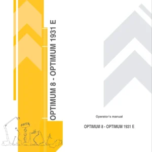 Haulotte Optimum 8 & Optimum 1931 E Operator Manual - 4000415480 E 01.18 USA/GB