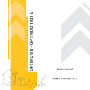 Haulotte Optimum 8 and Optimum 1931 E Operator Manual 2015 - PDF Download