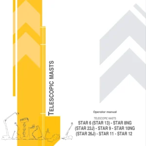 Haulotte STAR 6 STAR 8NG STAR 9 STAR 10NG STAR 11 STAR 12 Telescopic Mast Operator Manual