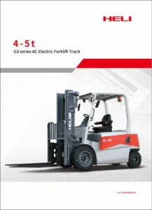 Heli G3 Series 4-5 Ton AC Electric Forklift Truck Complete Parts Catalog PDF