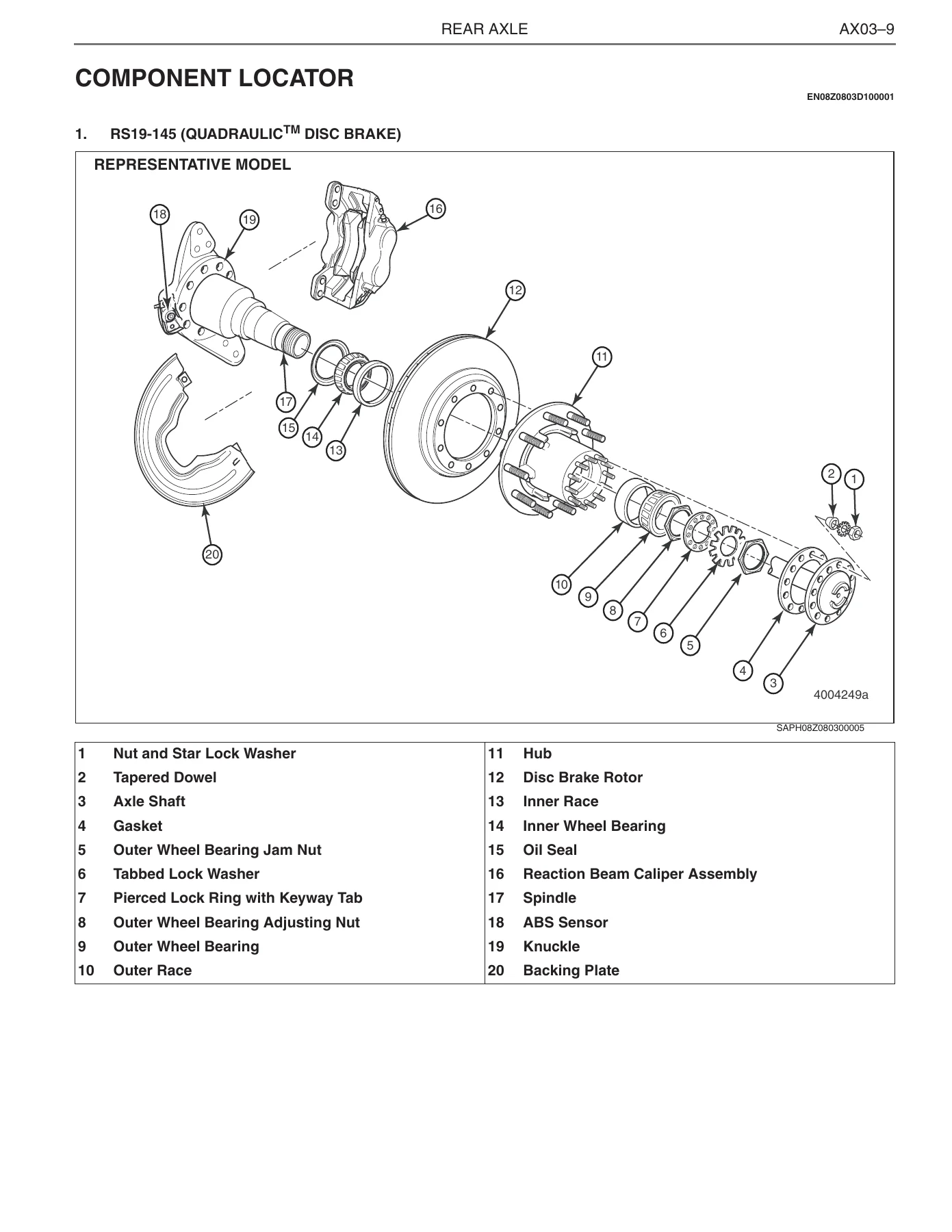 Hino 238 258LP 268 338 358 Chassis Workshop Manual Vol. 2 of 2 - Steering, Axle, Suspension, Cab & Electrical Systems (S1-UNAE12A) - Image 3