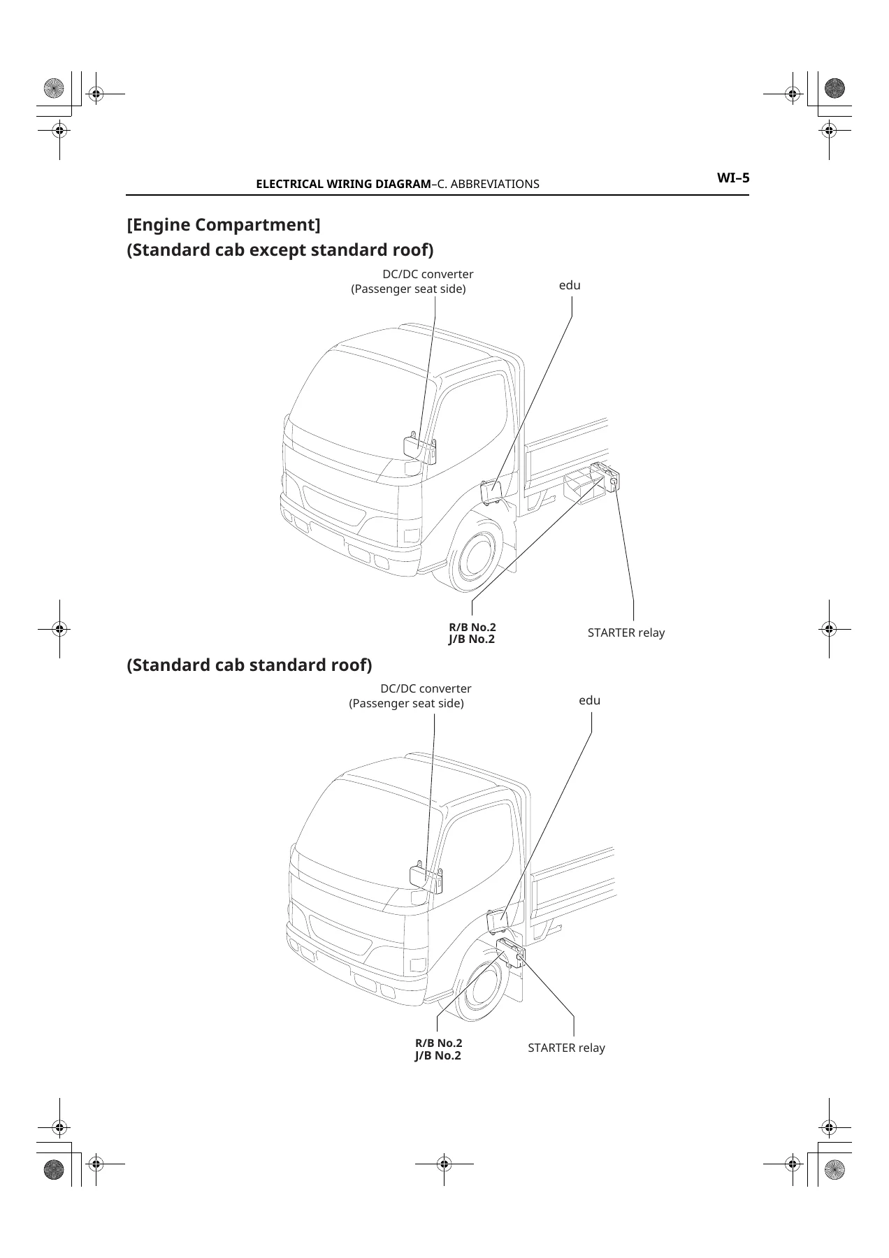 Hino 300 Series Electrical Wiring Diagram Manual 2007 - WU300 XZU303-XZU437 Truck Workshop Wiring PDF - Image 2