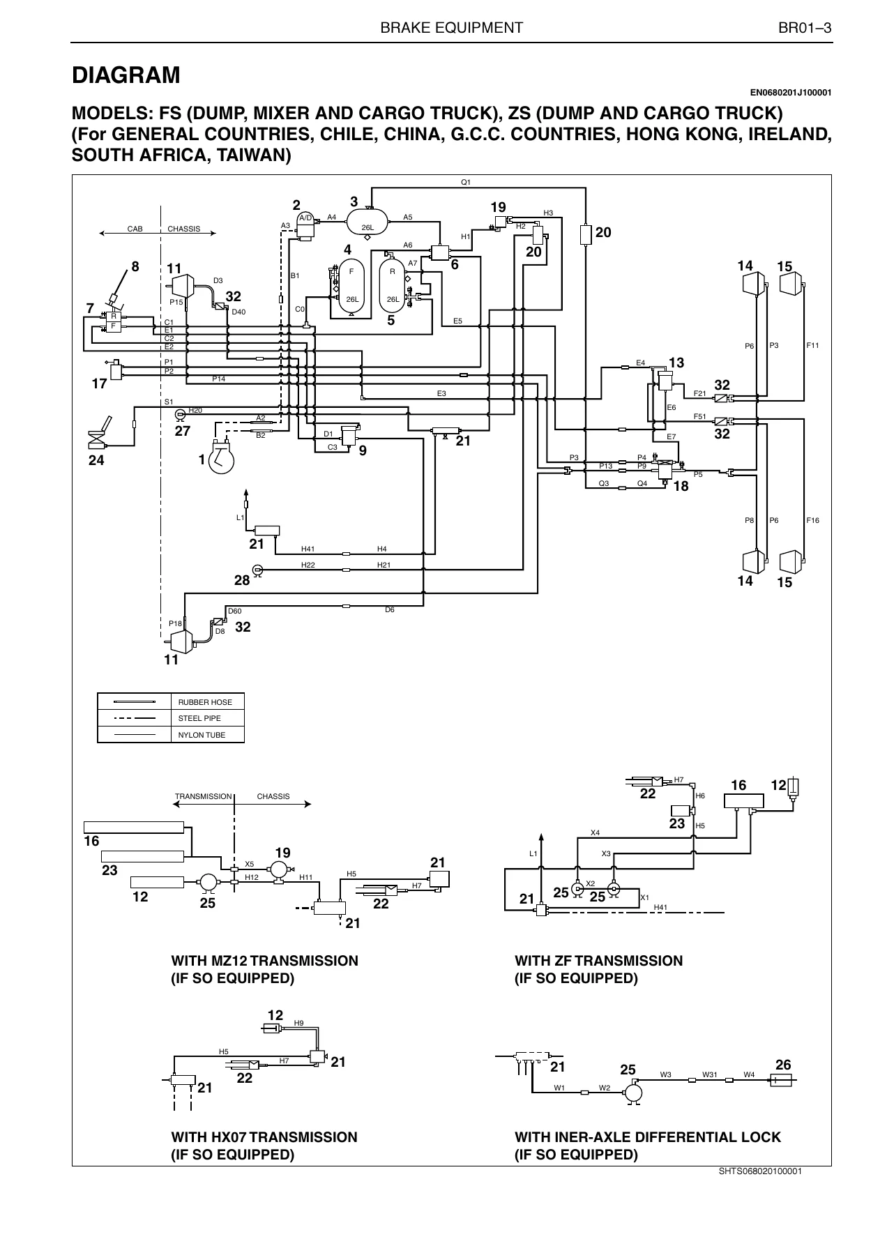 Hino FR1E FS1E FY1E SH1E SS1E ZS1E Chassis Workshop Manual Volume 2 of 3 - S1-YFSE16A PDF - Image 2