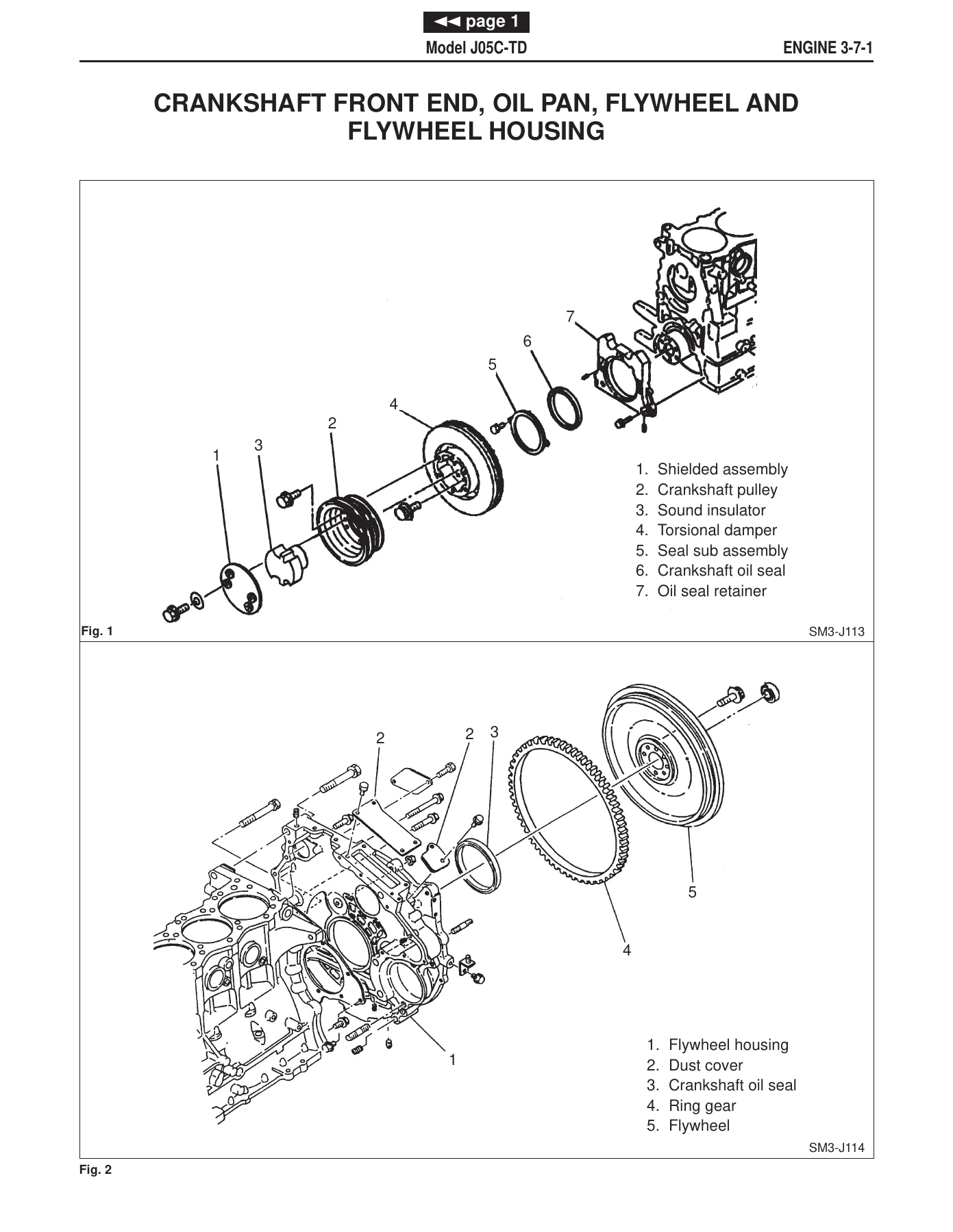 Hino J05C-TD Engine Workshop Manual Chapter 3 - Troubleshooting Overhaul & Rebuild PDF - Image 2