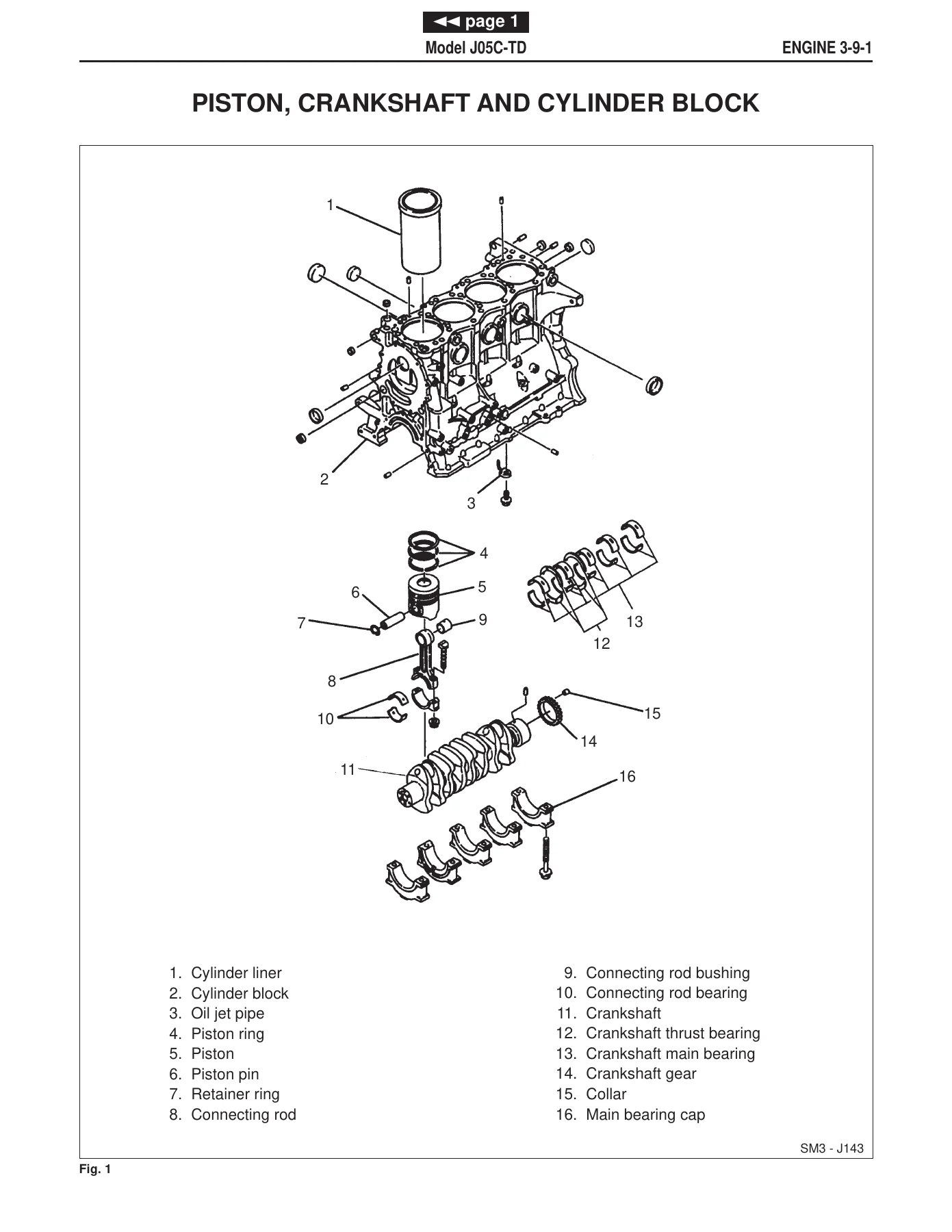Hino J05C-TD Engine Workshop Manual Chapter 3 - Troubleshooting Overhaul & Rebuild PDF - Image 3