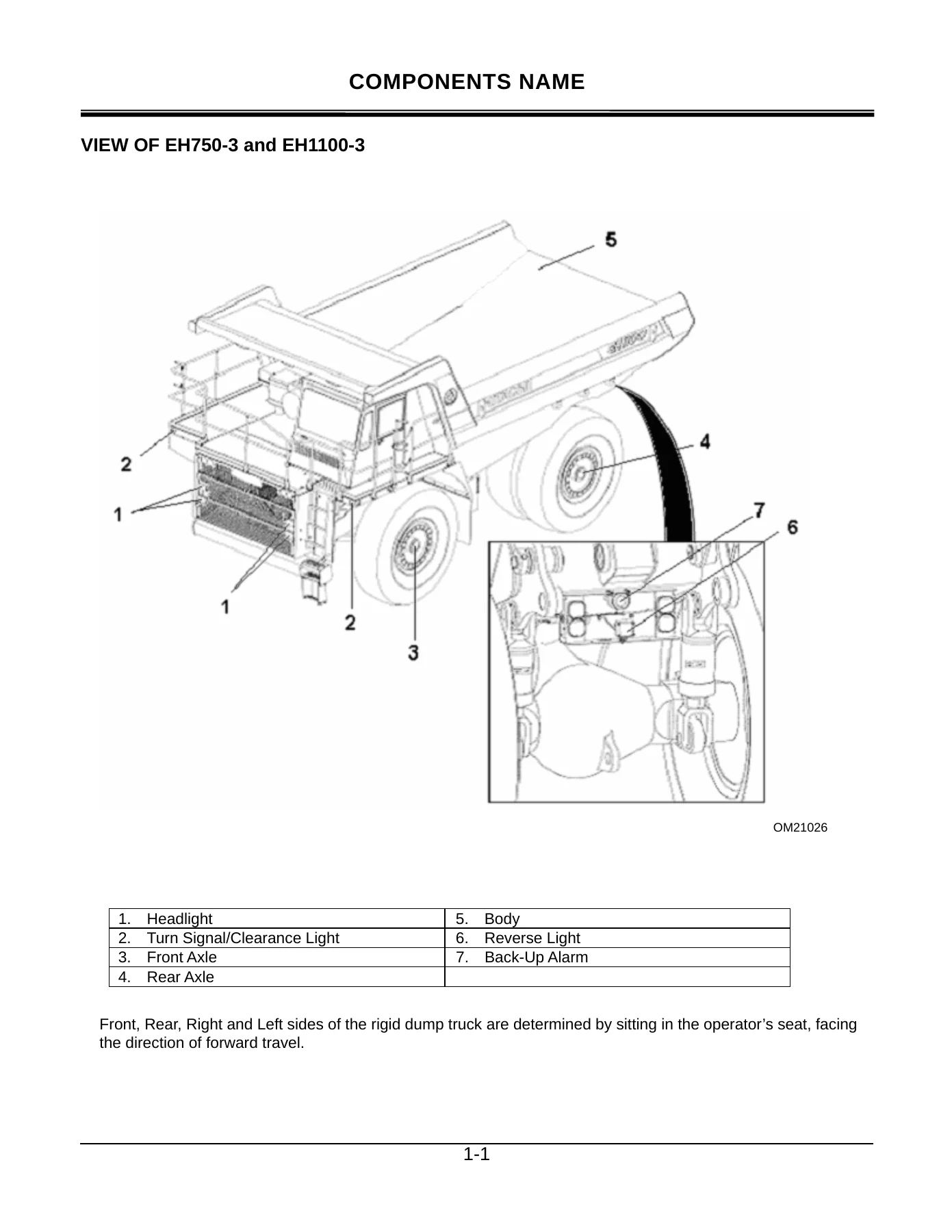 Hitachi EH750-3 EH1100-3 Rigid Dump Truck Operator's Manual - PDF Download - Image 3