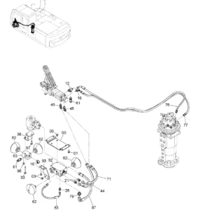 Hitachi ZAXIS 210W-3 & 220W-3 Wheeled Excavator Parts Catalog PCJB-1-2 - Japanese/English PDF