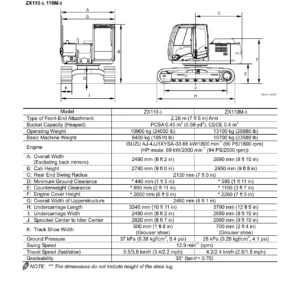Hitachi ZX110-3 ZX120-3 ZX135US-3 Excavator Technical Manual - Operational Principle PDF