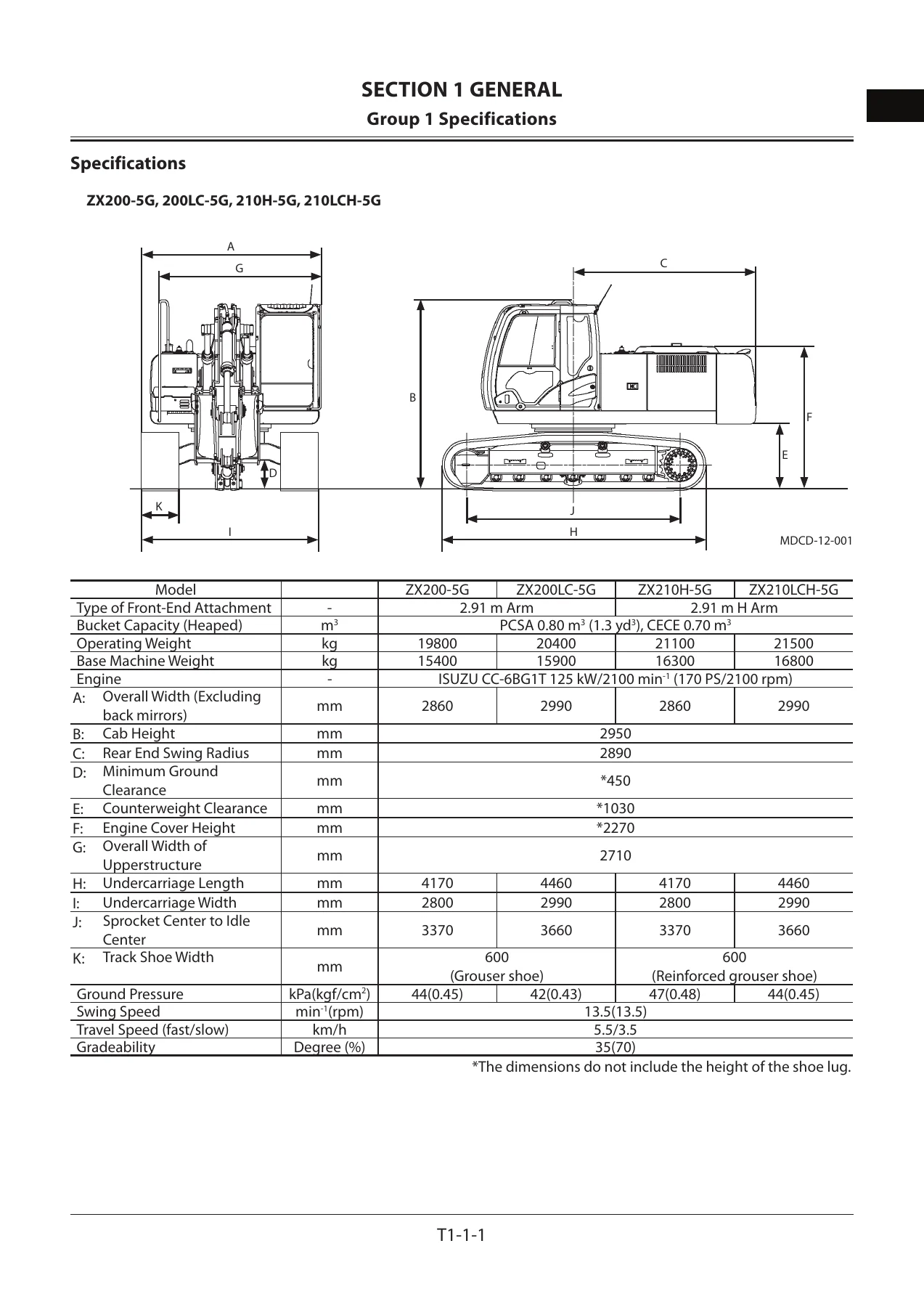 Hitachi ZX200-5G ZX210-5G Excavator Technical Manual - Operational Principle PDF - Image 2